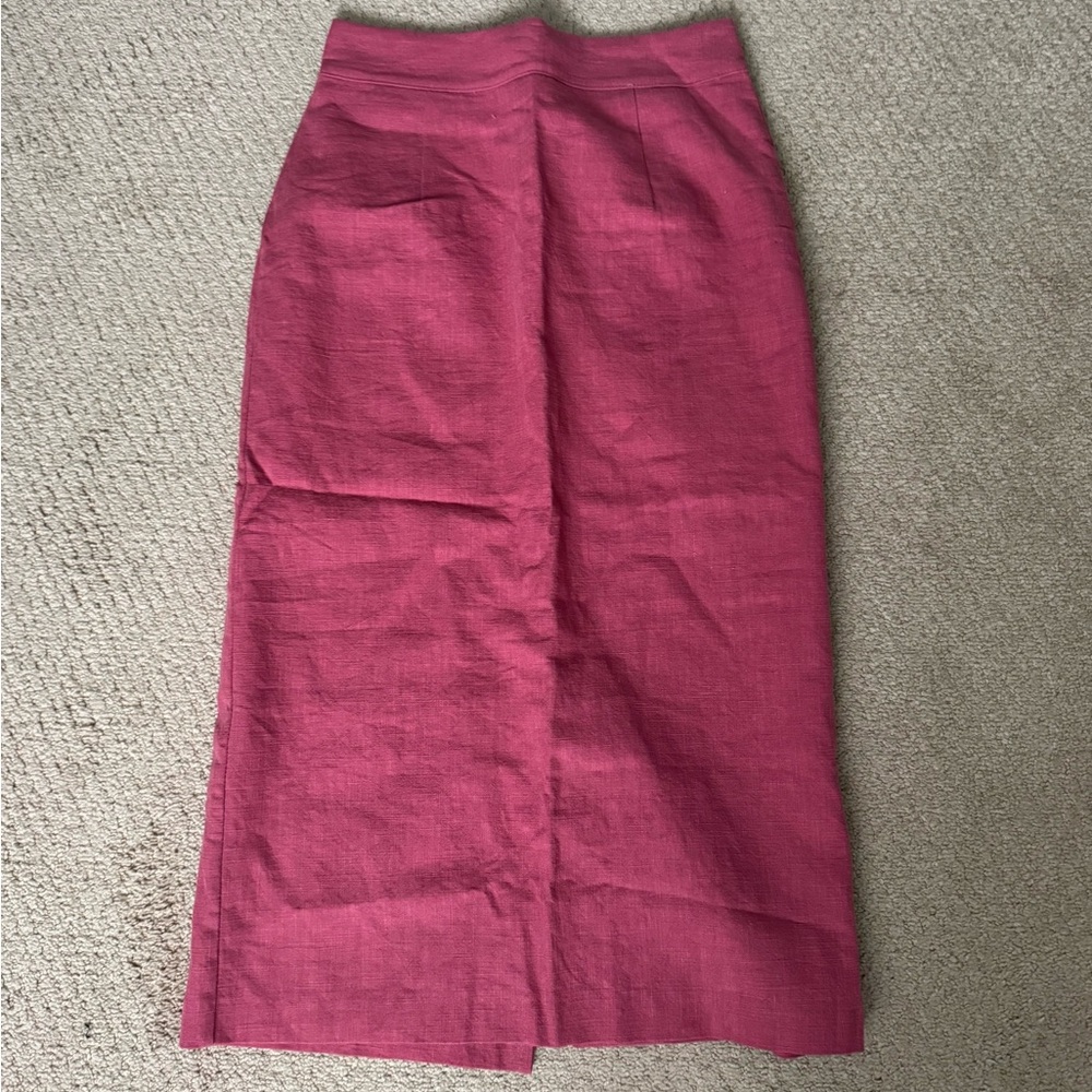 Pink Maxi Pencil Skirt for Resort Wear